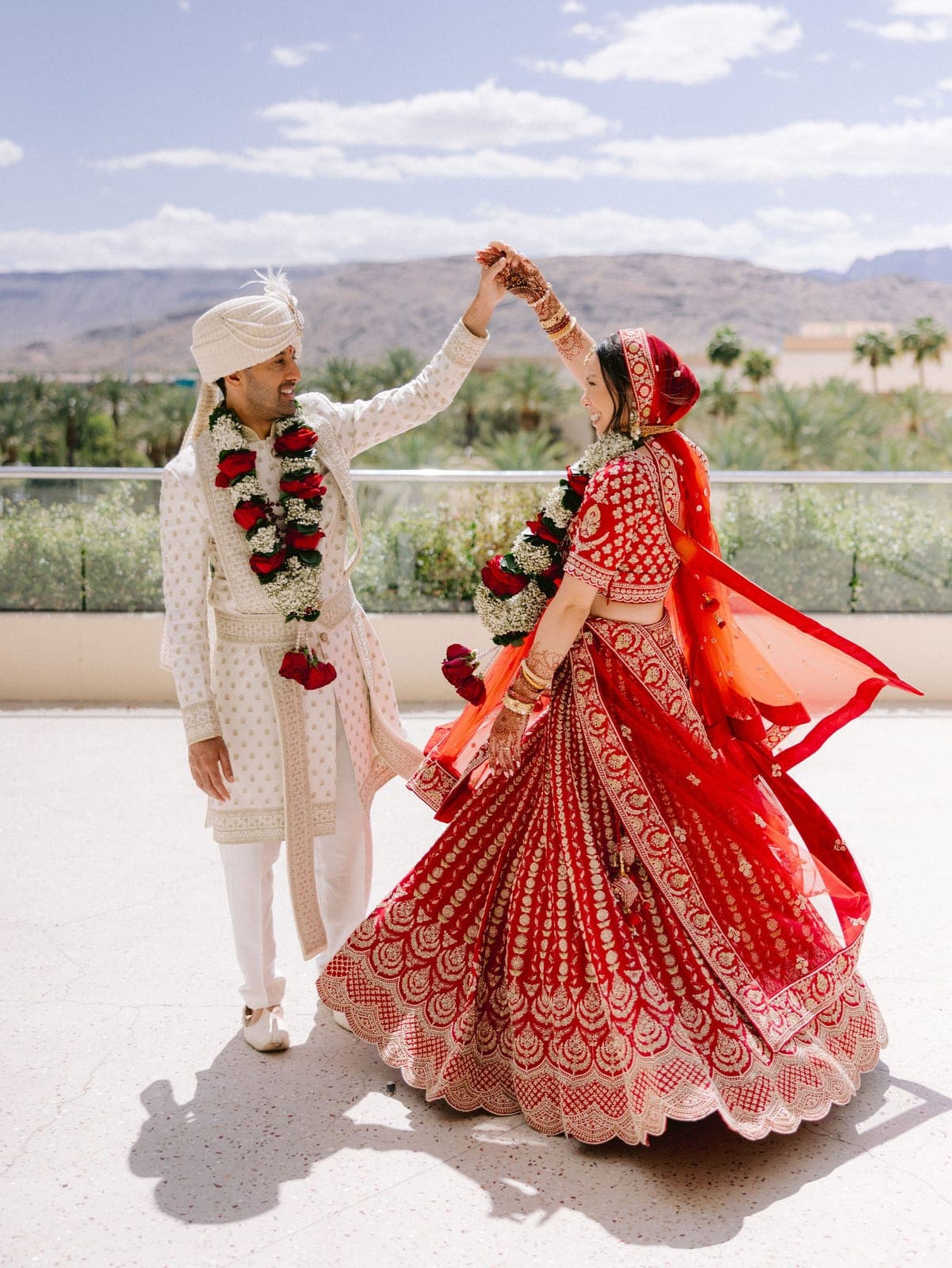 Anita & Aashish at Red Rock Resort, photo 1