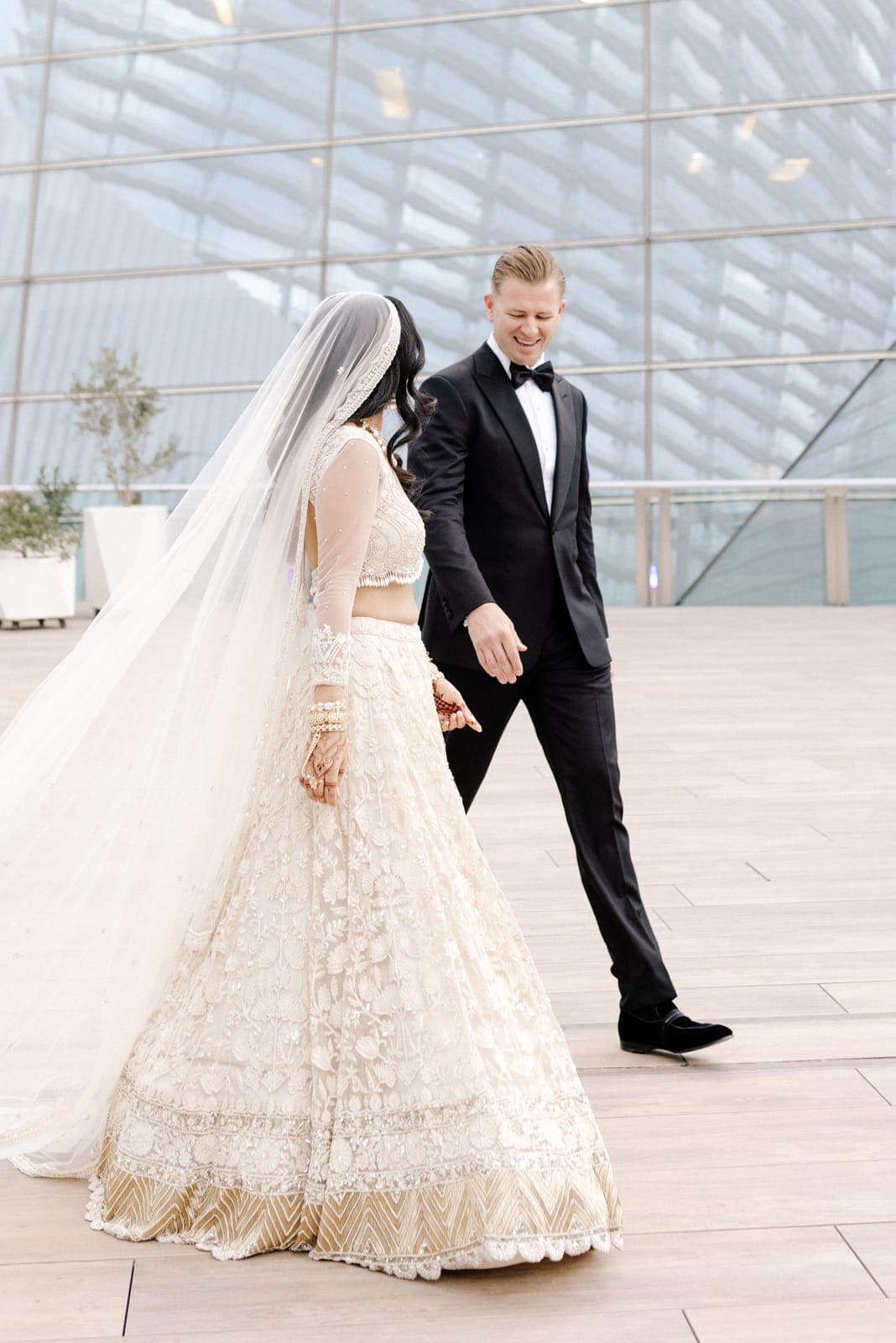 Tanya & Joel at Aria, planned and designed by Scheme Events
